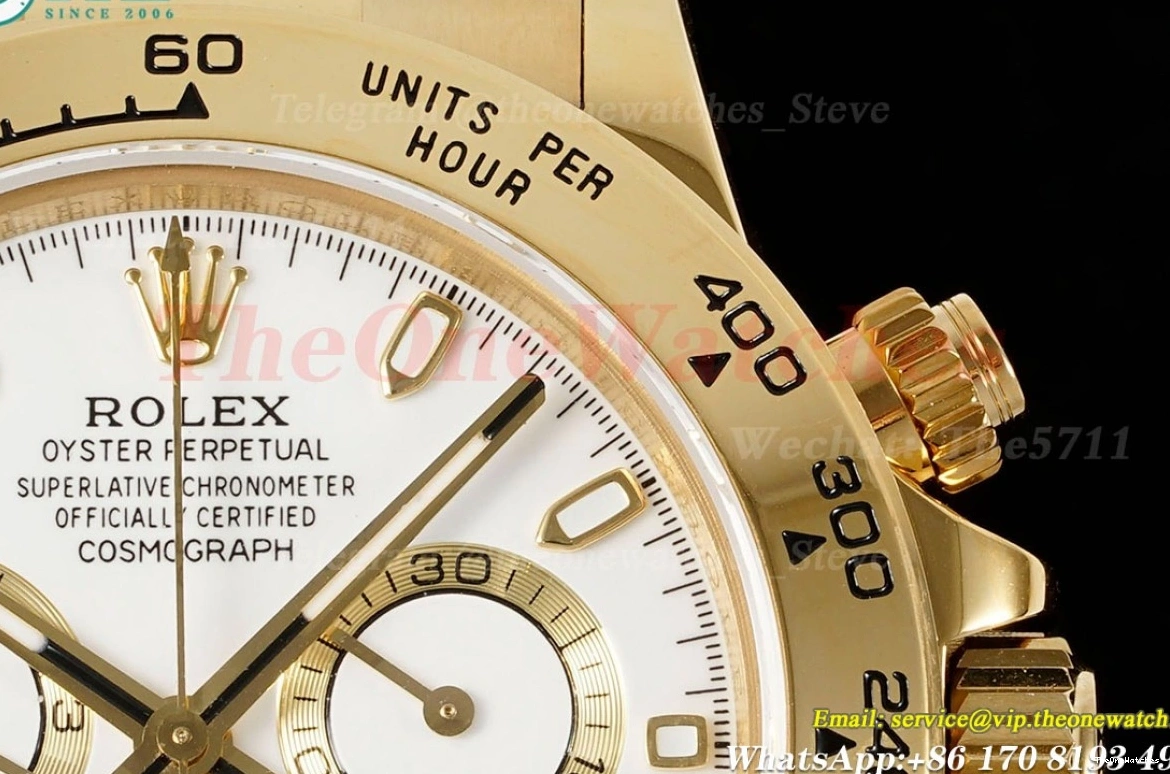 116508 SH4130(Gain YG Gold V3 40mm White YG Daytona Weight) QF 0306